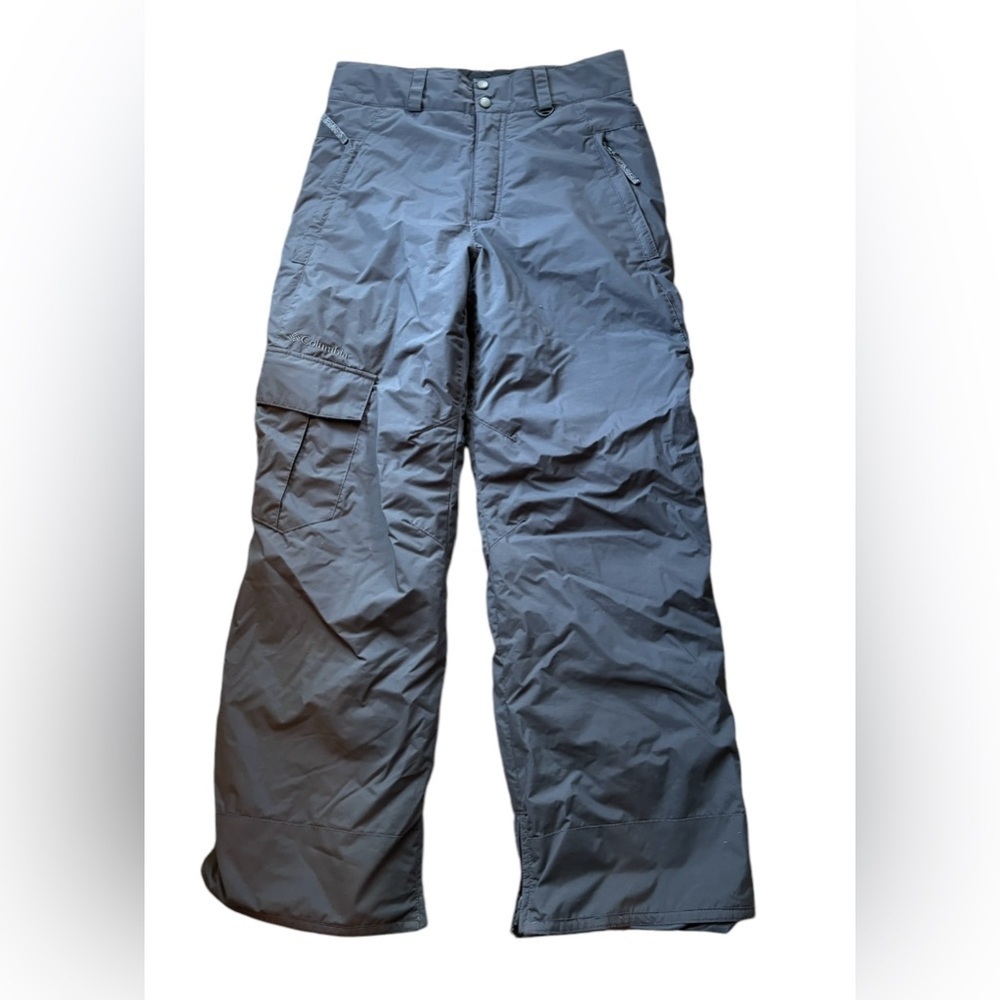 Columbia Mens Arctic Trip Omni-Heat Ski Pants Size S Small Gray Snowboard Winter